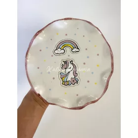 Unikornisos tányér