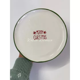 Merry Christmas tányér