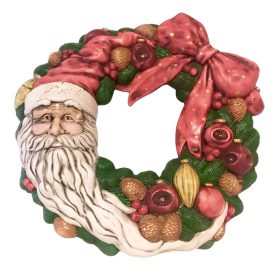 Mikulásos karácsonyi koszorú
