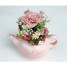 Rózsaszín kannás dekoráció