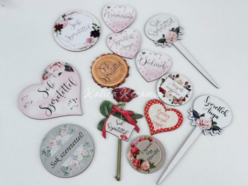 Rózsaszín kannás dekoráció