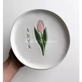 Anya tulipános tányér