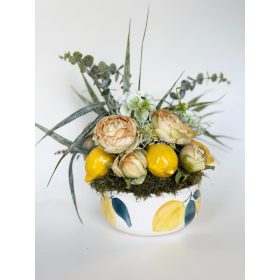 Citromos dekoráció