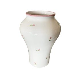 Rózsás kerek váza 