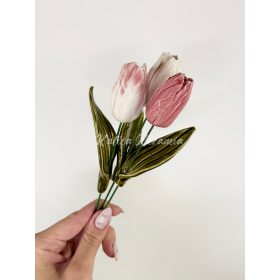 Leveles tulipán csokor -3 darabos