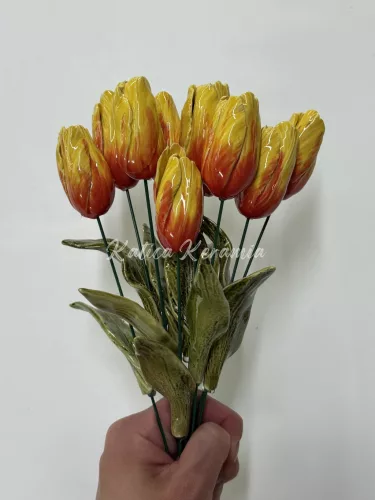 Leveles tulipán csokor -3 darabos