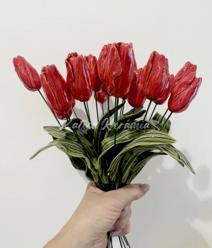 Leveles tulipán csokor -3 darabos