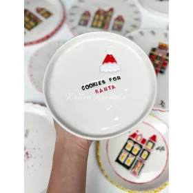 Cookies for Santa tányér