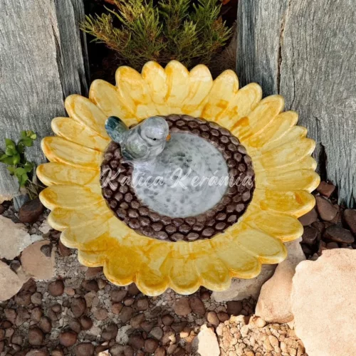 Madáritató - napraforgós