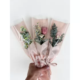 Tulipán csokor díszcsomagolásban