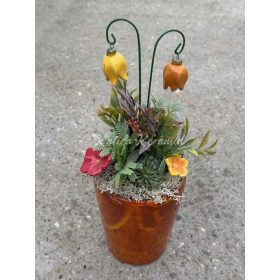 Sárgás közepes asztaldísz