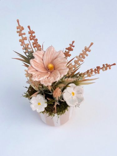 Púder kaspós dekoráció