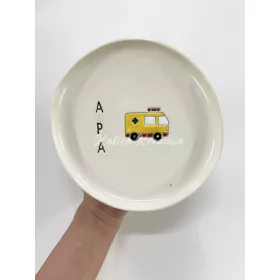 APA tányér - mentőautó