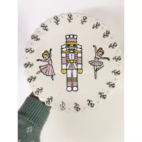 Diótörős tortatál