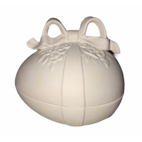 Tojás bonbonier fekvő  nefelejcses