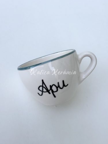 Apa feliratos csésze