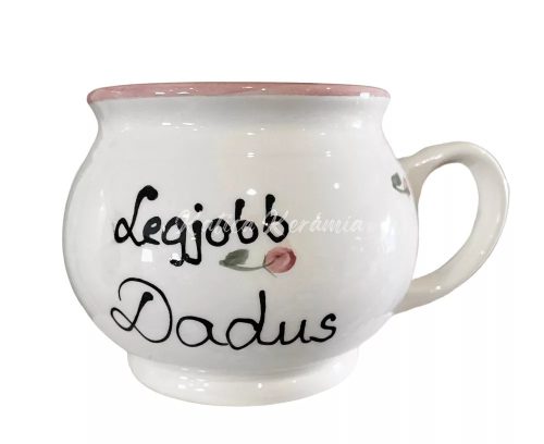 Kerek feliratos bögrék 