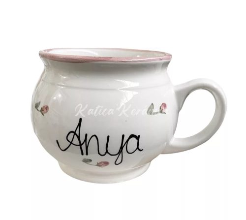 Kerek feliratos bögrék 