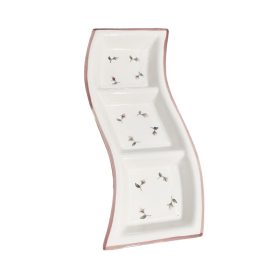 Rózsás hullámos kínáló