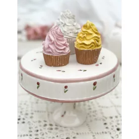 Rózsás tortatartó